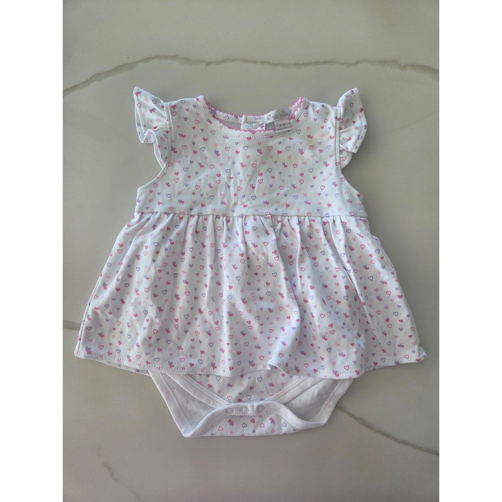 Kissy kissy baby girl romper 6-9 mos